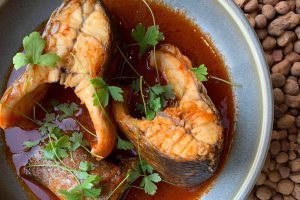 ALEJANDRO SARAVIA’S PERUVIAN BARRAMUNDI STEW